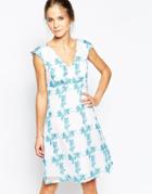 Traffic People Dreaming Of Days Swoon Dress - Blue