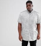 Loyalty And Faith Plus Marl Polo Shirt - Gray
