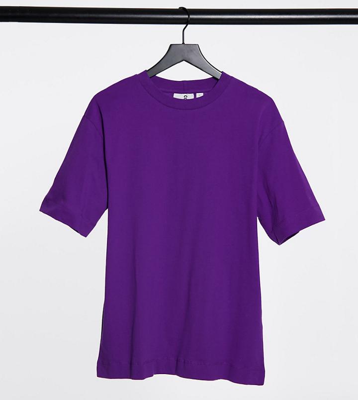 Collusion Unisex T-shirt In Purple