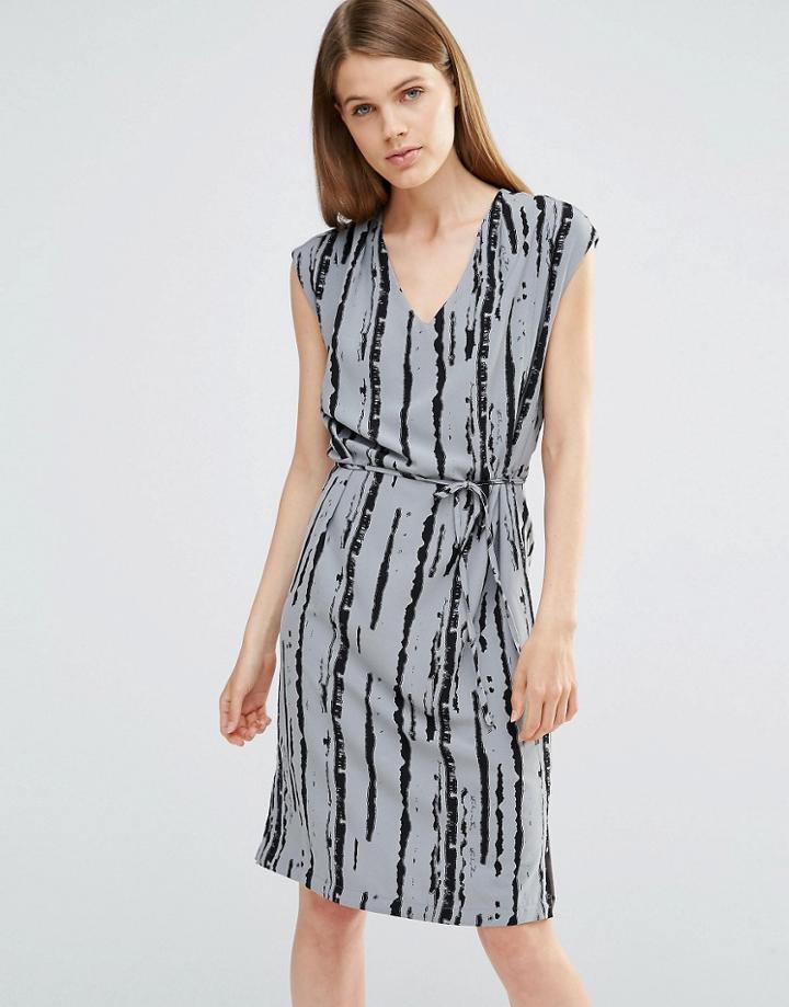 Selected Regan Sleeveless Printed Dress - Print