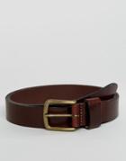 Esprit Belt In Leather - Brown