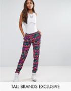 Noisy May Tall Printed Jogger Co-ord - Multi