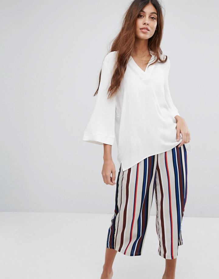 Selected Oversized Blouse - White