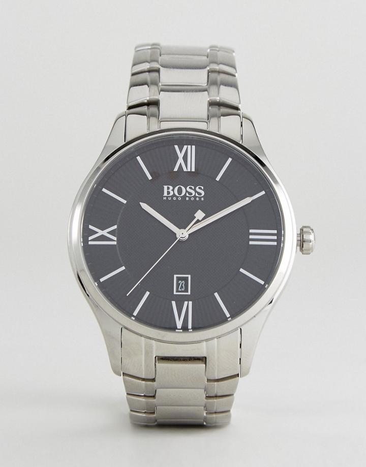Boss By Hugo Boss 1513488 Governor Bracelet Watch In Silver - Silver