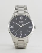 Boss By Hugo Boss 1513488 Governor Bracelet Watch In Silver - Silver