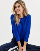 Jdy 3/4 Sleeve Pullover Knitted Sweater-pink