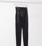 New Look Tall Leather Look Legging In Black