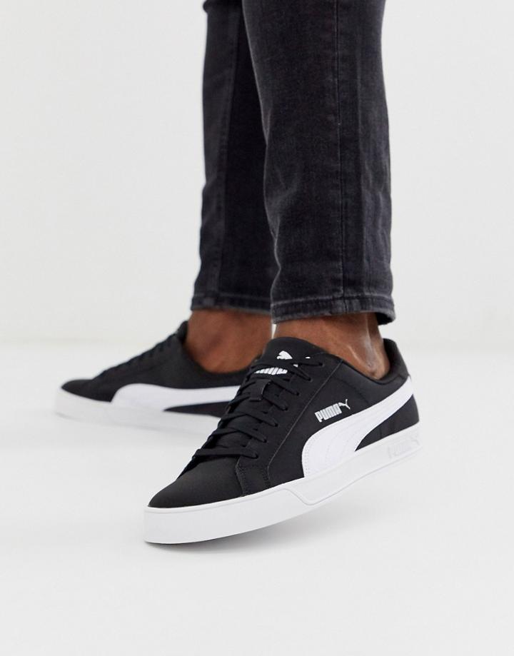 Puma Smash Vulc Sneakers In Black