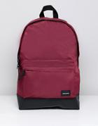Asos Design Backpack In Burgundy - Red