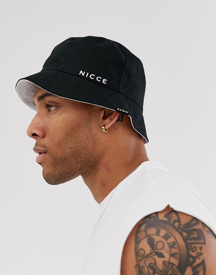 Nicce Bucket Hat In Black - Black