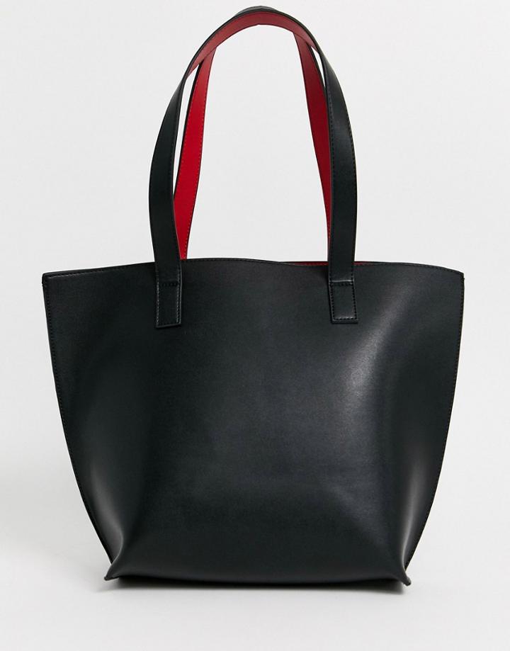 Truffle Black Large Tote Bag
