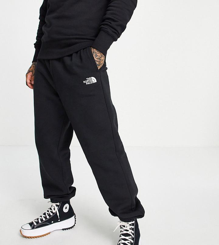The North Face Oversized Essential Sweatpants In Black