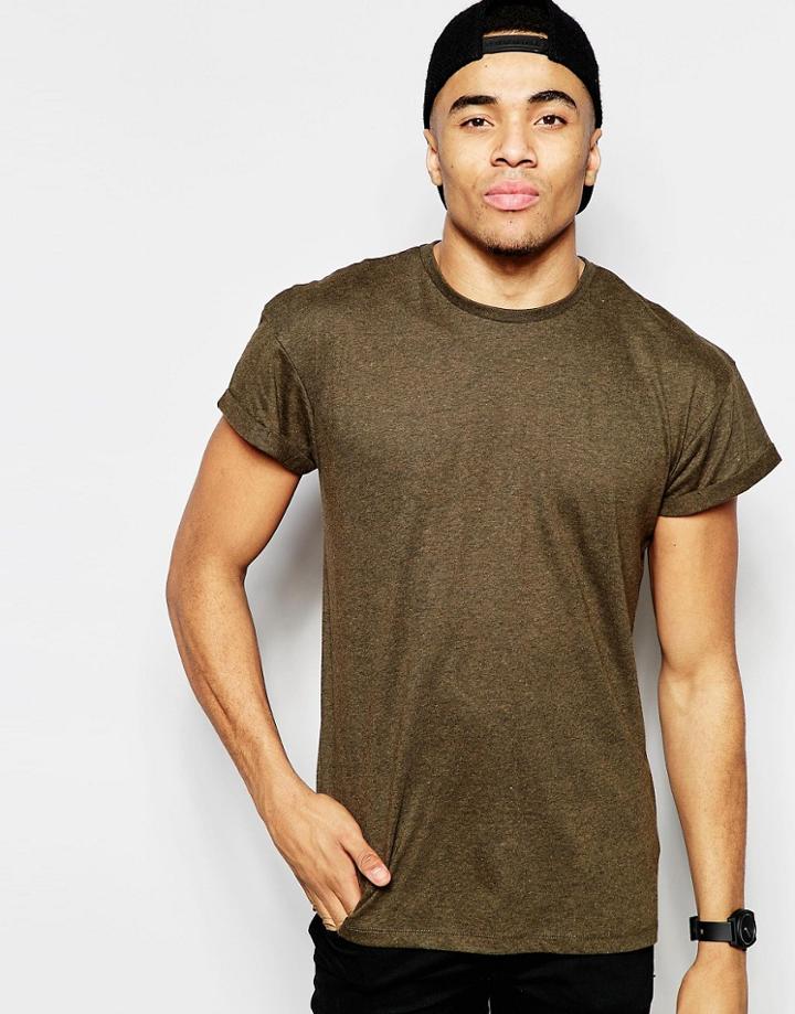 New Look T-shirt In Khaki - Green