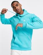 Adidas Originals Essentials Hoodie In Teal-green