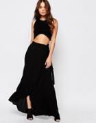 New Look Wrap Maxi Skirt - Black