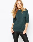 Y.a.s Nora Knitted Top - Green Gables