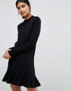 Y.a.s Media Knit Dress - Black