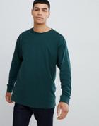 New Look Long Sleeve T-shirt In Green - Green