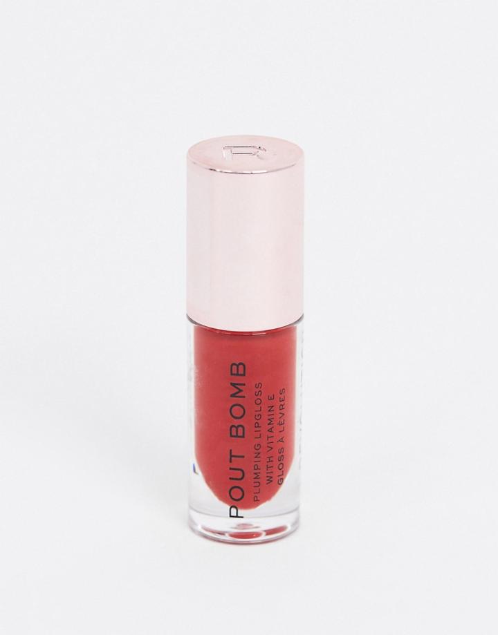 Revolution Pout Bomb Plumping Lip Gloss - Juicy-no Color