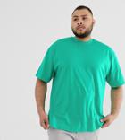 Collusion Plus T-shirt In Teal-green