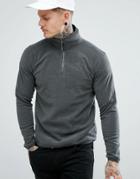 The North Face Glacier 1/4 Zip Fleece In Dark Gray - Gray