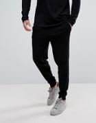 Hugo Darlton Biker Panel Textured Sweat Pants - Black