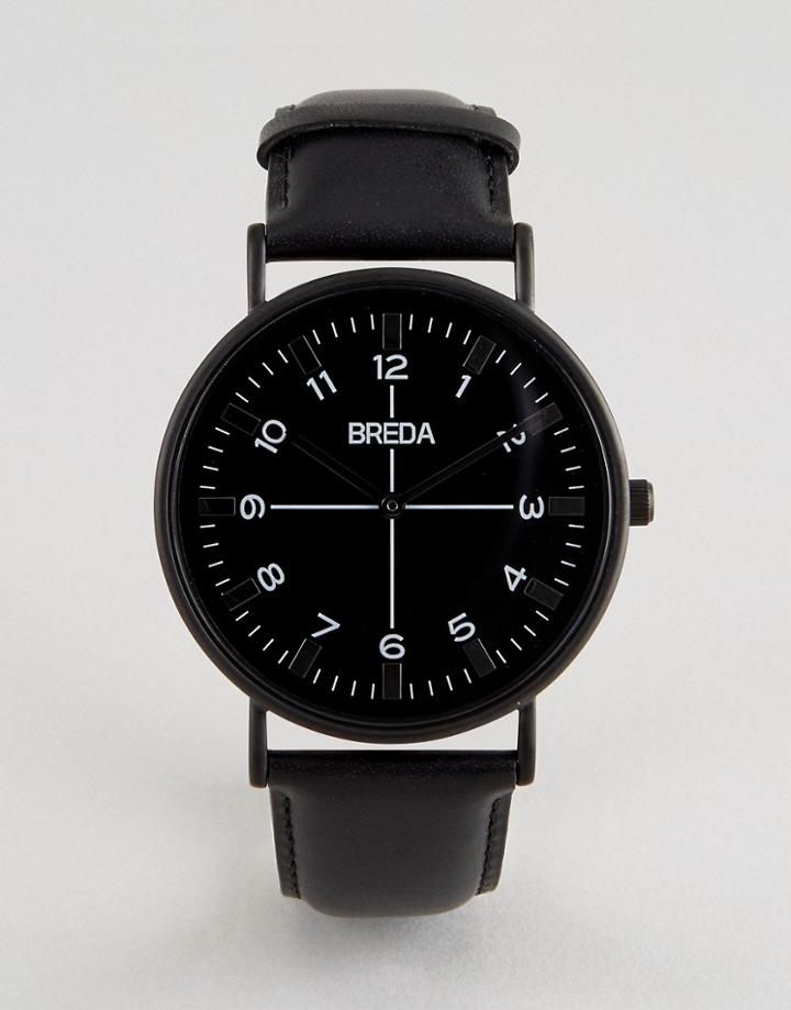Breda Belmont Watch - Black