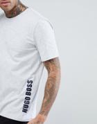 Boss Identity Logo T-shirt In Regular Fit - Gray