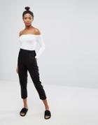 Monki Tapered Pants - Black