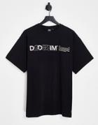 Dr Denim Chest Logo T-shirt In Black