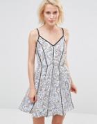Greylin Claire Floral Dress - Powder Blue