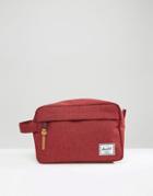 Herschel Supply Co Chapter Toiletry Bag In Burgundy - Red