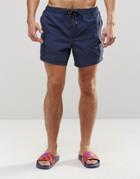 Hugo Boss Bull Shark Swim Shorts In Navy - Navy