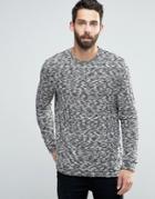 Only & Sons Weaved Crew Neck Sweater - Black