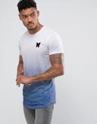 Good For Nothing Muscle T-shirt In Navy Fade - Navy