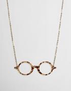 Limited Edition Glasses Necklace - Multi