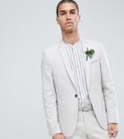 Noak Slim Wedding Suit Jacket - Gray