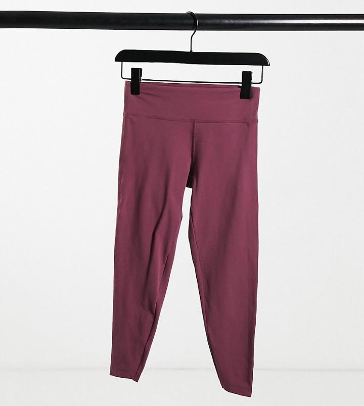 Asos 4505 Petite Legging In Cotton Touch-red