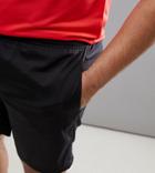 Asos 4505 Plus Training Shorts In Mid Length - Black