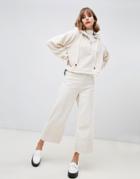 Stradivarius Str Cord Culottes - Cream