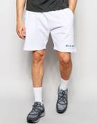 Nicce London Sweat Shorts With Logo - White