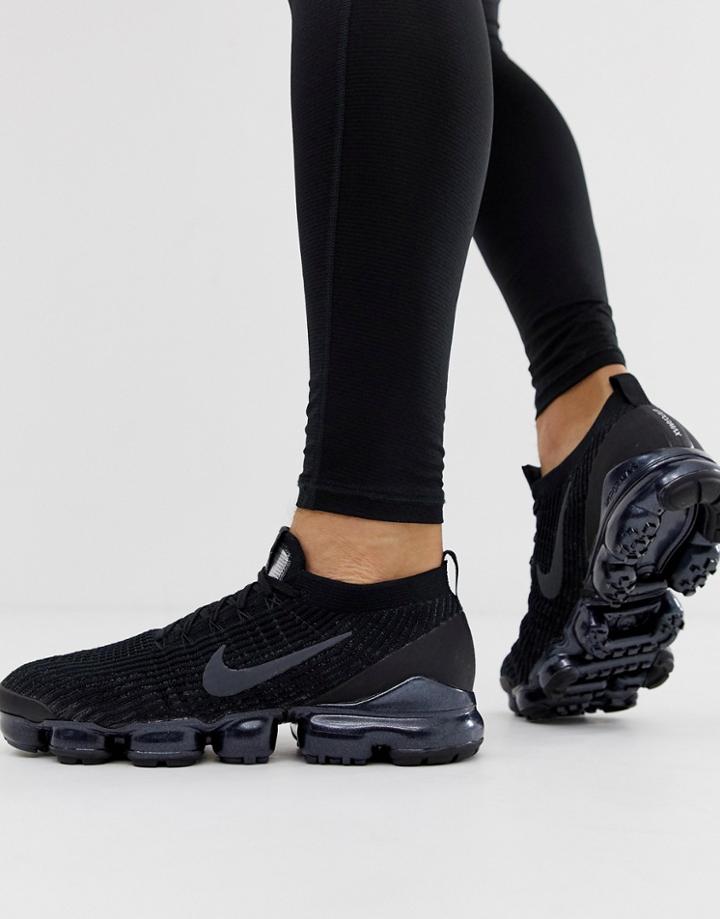 Nike Vapormax Flyknit 3.0 Sneakers In Black