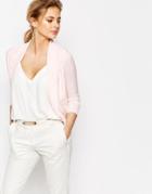 Ted Baker Woven Front Wrap Cardigan - Pink