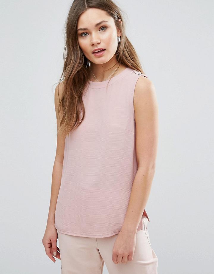 New Look D Ring Tank - Pink