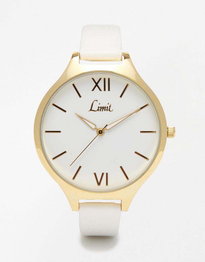 Limit White Strap Watch - White