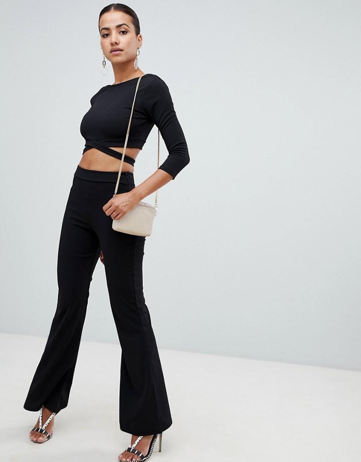 Club L Flared Pants - Black