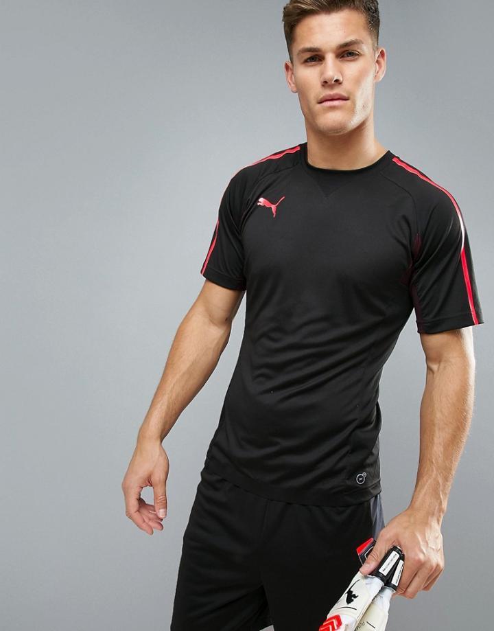 Puma Football Evotrg Training Tech T-shirt In Black 65533306 - Black