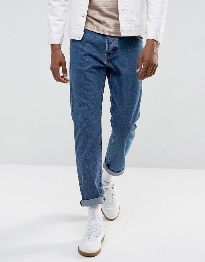 Wrangler Boyton Regular Tapered Light Stone Jean - Blue