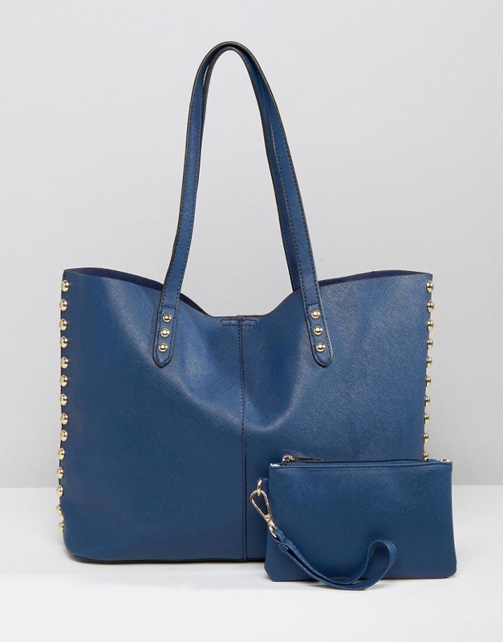 Yoki Fashion Shopper Tote Bag - Blue