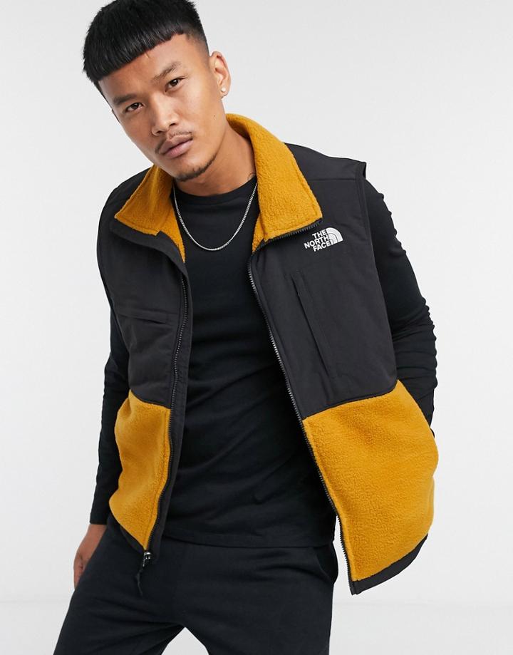 The North Face Denali Vest In Brown
